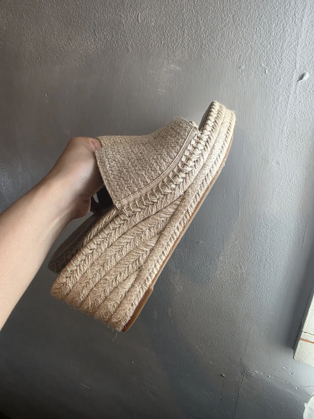 Wedge Espadrille Slide